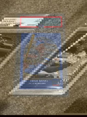 Ernie Banks ~ 2019 Topps 150 Years of Professional Baseball #37 PSA 9 POP 1!!!!