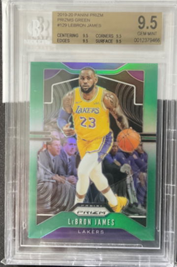 2019 Prizm Lebron James BGS 9,5
