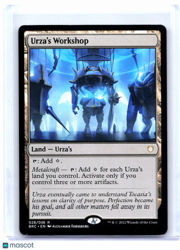 The Brothers' War Commander Urza's Workshop Nonfoil Rare #028