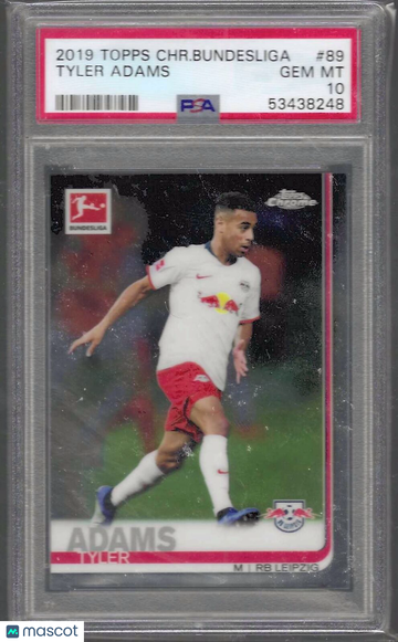 2019 Topps Chrome Bundesliga Tyler Adams #89 PSA 10