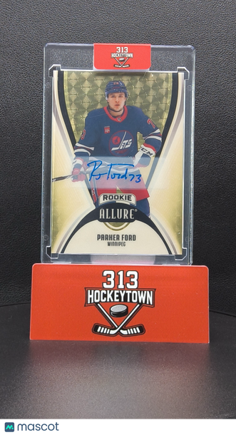 2025-26 Upper Deck Allure Parker Ford #128 Golden Treasures Auto