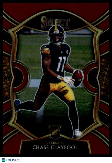 2020 Panini Select Chase Claypool #70 Maroon Prizm SN RC