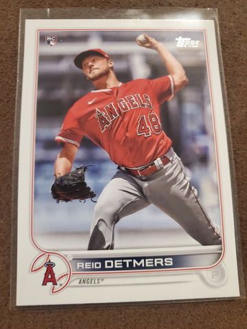 REID DETMERS 2022 TOPPS ROOKIE PHOTO VARIATION