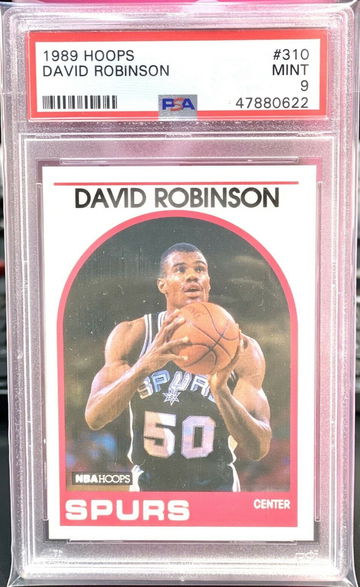 1989 NBA Hoops David Robinson PSA 9