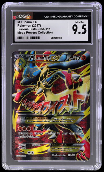 2017 Pokemon Mega Powers Collection Promo M Lucario EX CGC 9.5