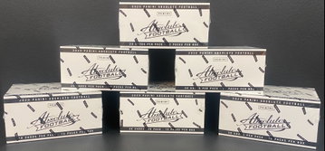 2020 Panini Absolute NFL Cello 6 Box Lot