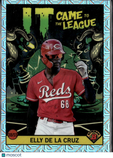 2022 Bowman Chrome It Came to the League Elly De La Cruz #ICFL-19 Aqua Mojo Refractor
