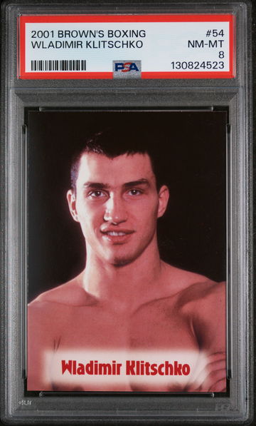 2001 Brown's Boxing Wladimir Klitschko #54 PSA 8