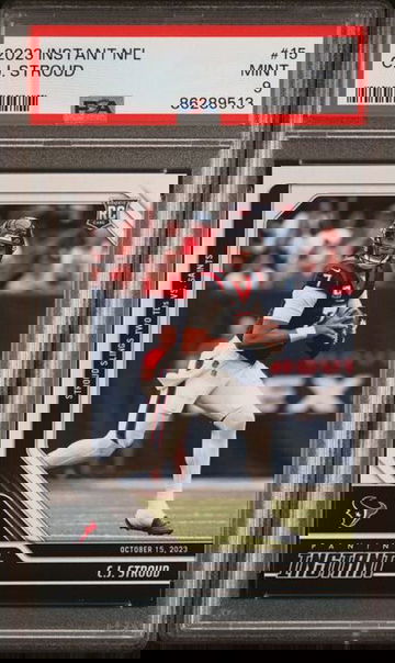 2023 Panini Instant NFL #15  C.J. Stroud Rookie RC PR:837 PSA 9 MINT