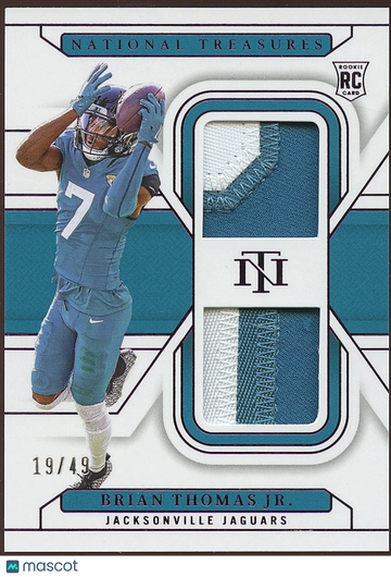 2024 Brian Thomas Jr. Patch Rookie Panini Authentic