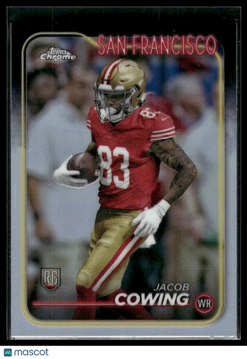2024 Topps Chrome Jacob Cowing #285 Refractor RC