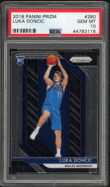 Luka Doncic 2018 Panini Prizm Rookie PSA 10