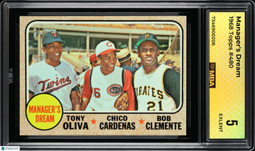 1968 Topps Manager's Dream #480 MBA 5