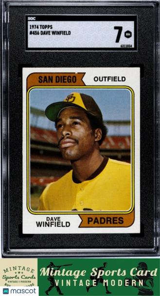 1974 Topps Dave Winfield #456 SGC 7
