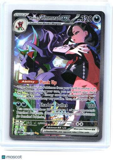 Ascended Heroes Marnie's Grimmsnarl ex Holo Special Illustration Rare #287/217
