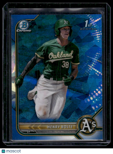 2022 Bowman Chrome Sapphire Edition Henry Bolte #BDC-121 1st Bowman