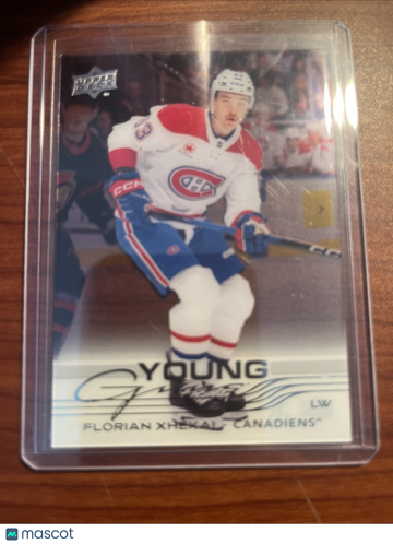 2025-26 Upper Deck Florian Xhekaj #702 Clear Cut Rookie RC