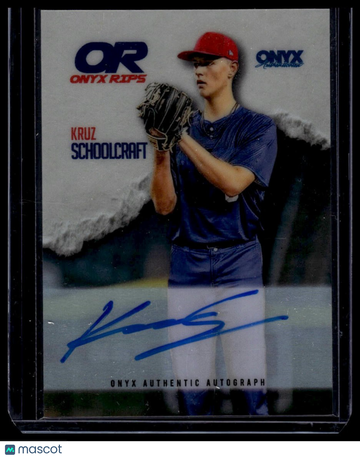 2025 Onyx Rips Kruz Schoolcraft #RAB-KRSC Refractor Autographs AU