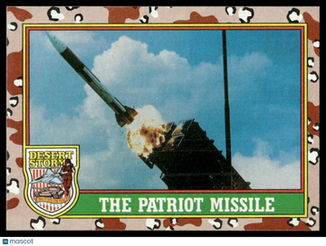 1991 Desert Storm The Patriot Missile #48