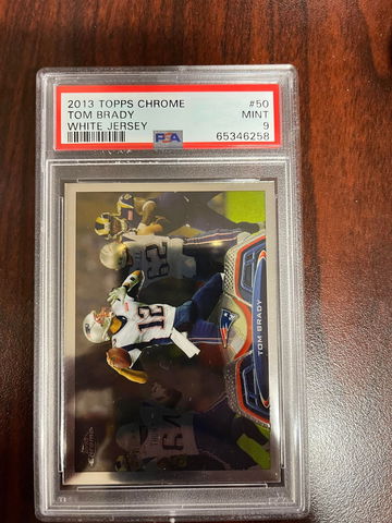 2013 Topps Chrome Tom Brady PSA 9 