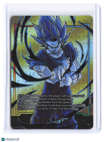 2023 Bandai Dragon Ball Super Card Game Zenkai Series Vegito Holofoil Energy Marker #E-02