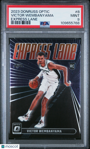 2023 Panini Donruss Optic Express Lane Victor Wembanyama #8 PSA 9
