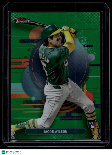 2025 Finest Jacob Wilson #109 Green /35 RC