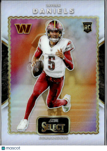 Jayden Daniels 2025 Panini Select Football RC Washington Commanders