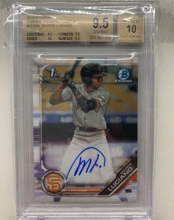 2019 Bowman Chrome Marco Luciano Auto