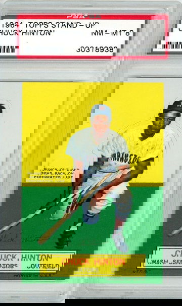 1964 Topps Stand-Up Chuck Hinton PSA 8 P1346