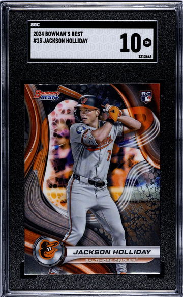 2024 Bowman's Best #13 Jackson Holliday SGC 10