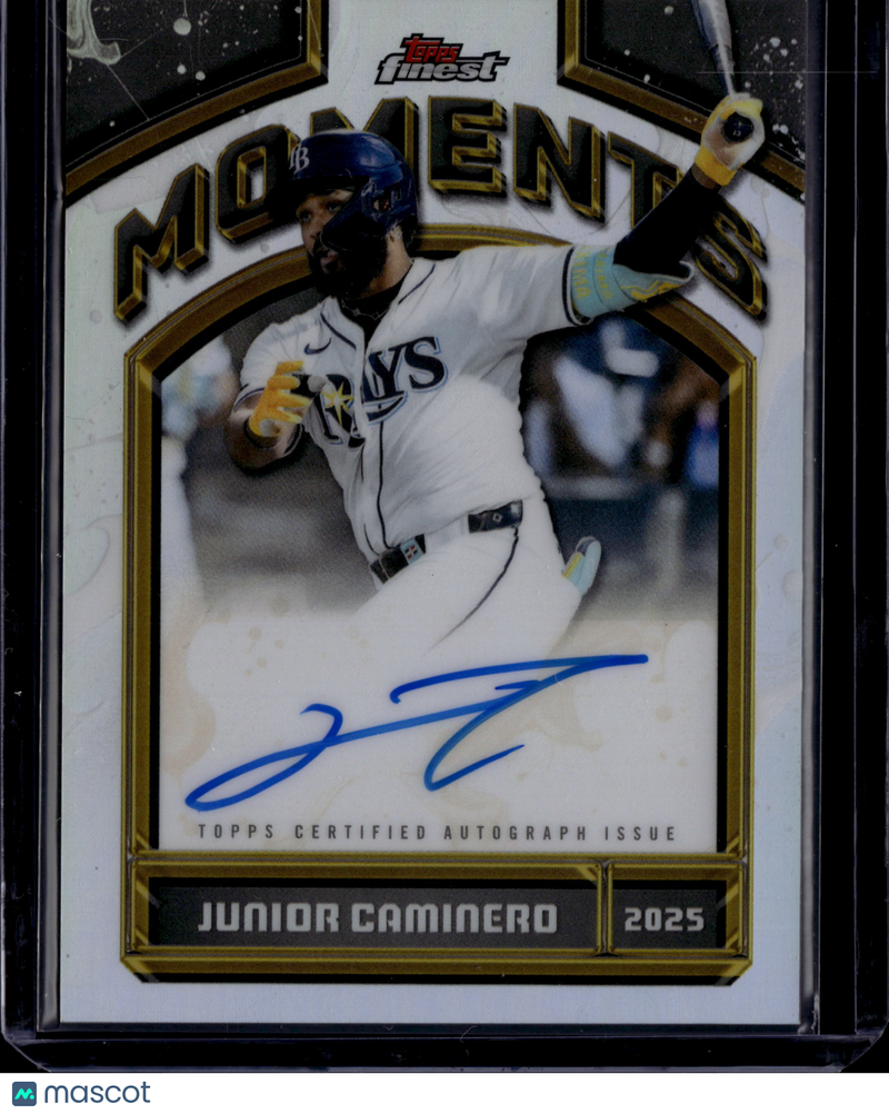 2026 Topps Finest Junior Caminero #FMA-JC | MySlabs