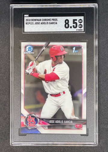 Adolis Garcia Bowman Chrome 1st SGC 8.5
