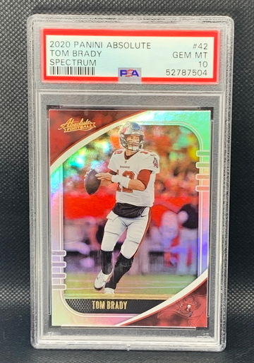 2020 Panini Absolute Tom Brady Spectrum #42 PSA 10 Gem Mint