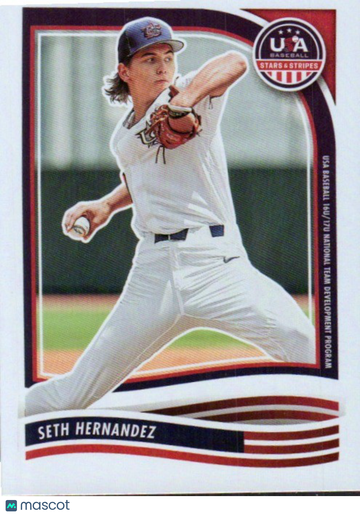 2024 Panini Stars & Stripes USA Baseball Seth Hernandez #170