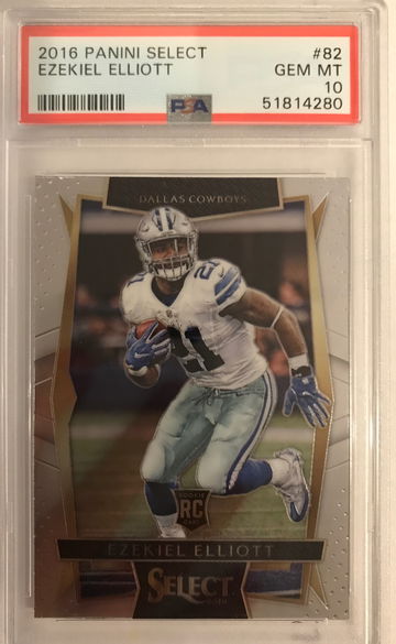 2016 Panini Select Ezekiel Elliot #82 PSA 10