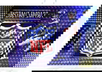 Justin Jefferson 2020 Panini Illusions 1/1 ROOKIE Impact NFL Shield Error Card?