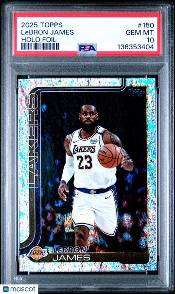 2025-26 Topps Flagship LeBron James #150 Holo Foil PSA 10