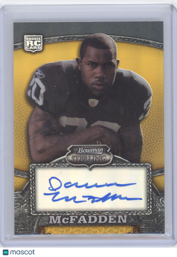 2008 Bowman Sterling Signatures Darren McFadden #151 08/25 RC