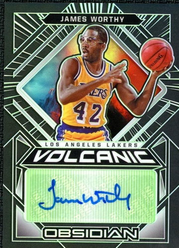 2020-21 Obsidian VOL-JWO James Worthy Volcanic Auto /15