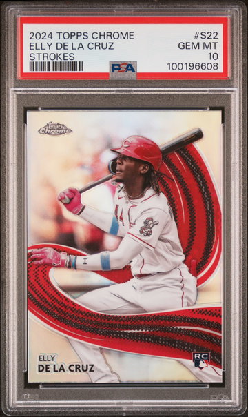 2024 Topps Chrome Strokes Elly De La Cruz #S-22 PSA 10