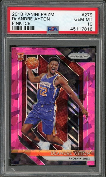 DeAndre Ayton 2018 Pink Ice PSA 10