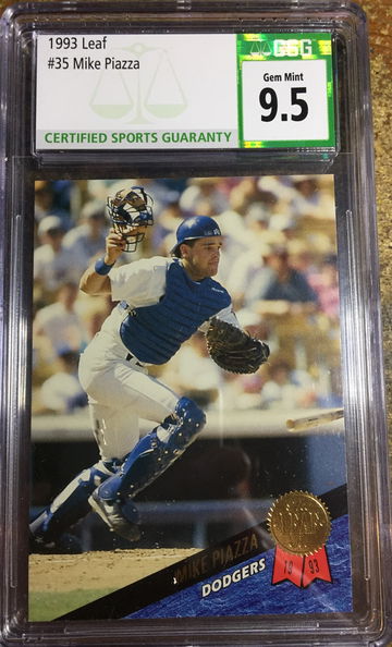 Mike Piazza RC HOF CSG Gem Mint 9.5