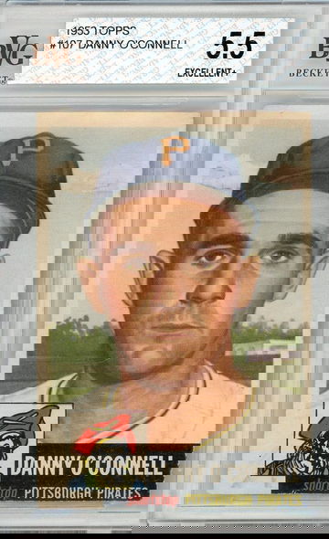 1953 Topps Danny O'Connell #107 BVG Beckett 5.5 P1225