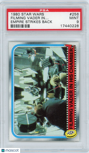 1980 Star Wars Empire Strikes Back Filming Vader In.. . #256 PSA 9