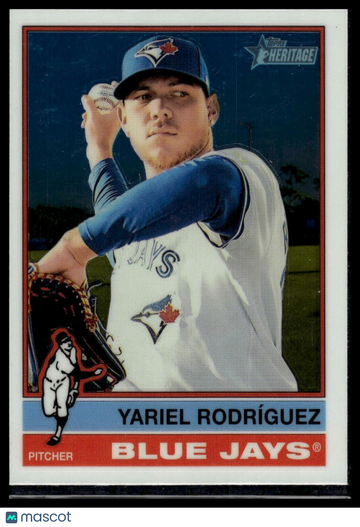 2025 Topps Heritage Yariel Rodríguez #357 Chrome