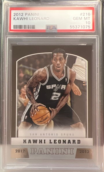 2012 Paninin Kawhi Leonard RC PSA 10