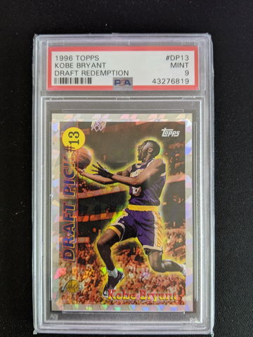 1996 Topps Draft Redemption KOBE BRYANT #DP13 PSA9