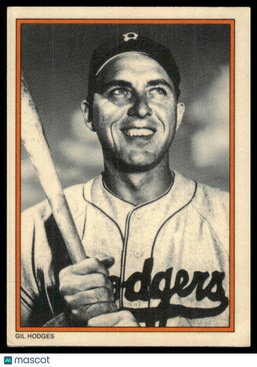 1985 Topps Circle K All Time Home Run Kings Gil Hodges #29