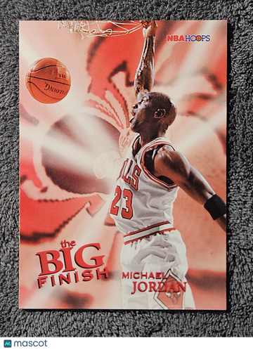 1996 NBA Hoops The Big Finish #176 Michael Jordan